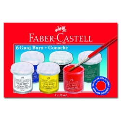 Faber Castell Guaj Boya 6 Renk